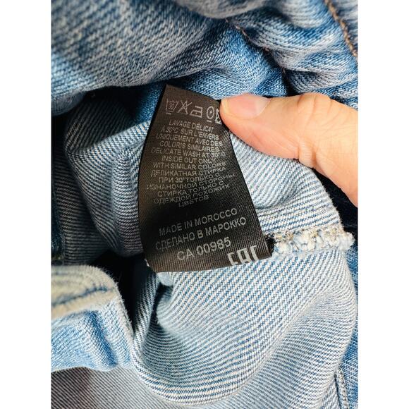 NWT Isabel Marant Medium Wash Pauline Snap Front Denim Jean Jacket 38 / M - Picture 13 of 13